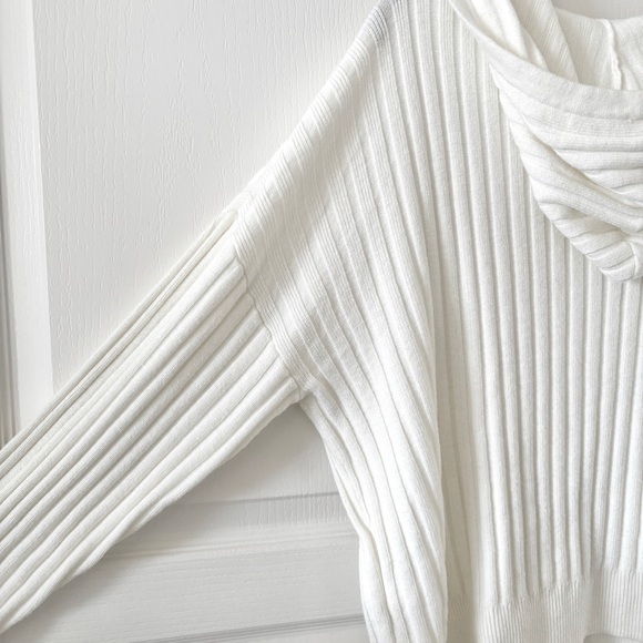 Lucky Brand Cloud Soft Hoodie Sweater White NWOT - Picture 6 of 15